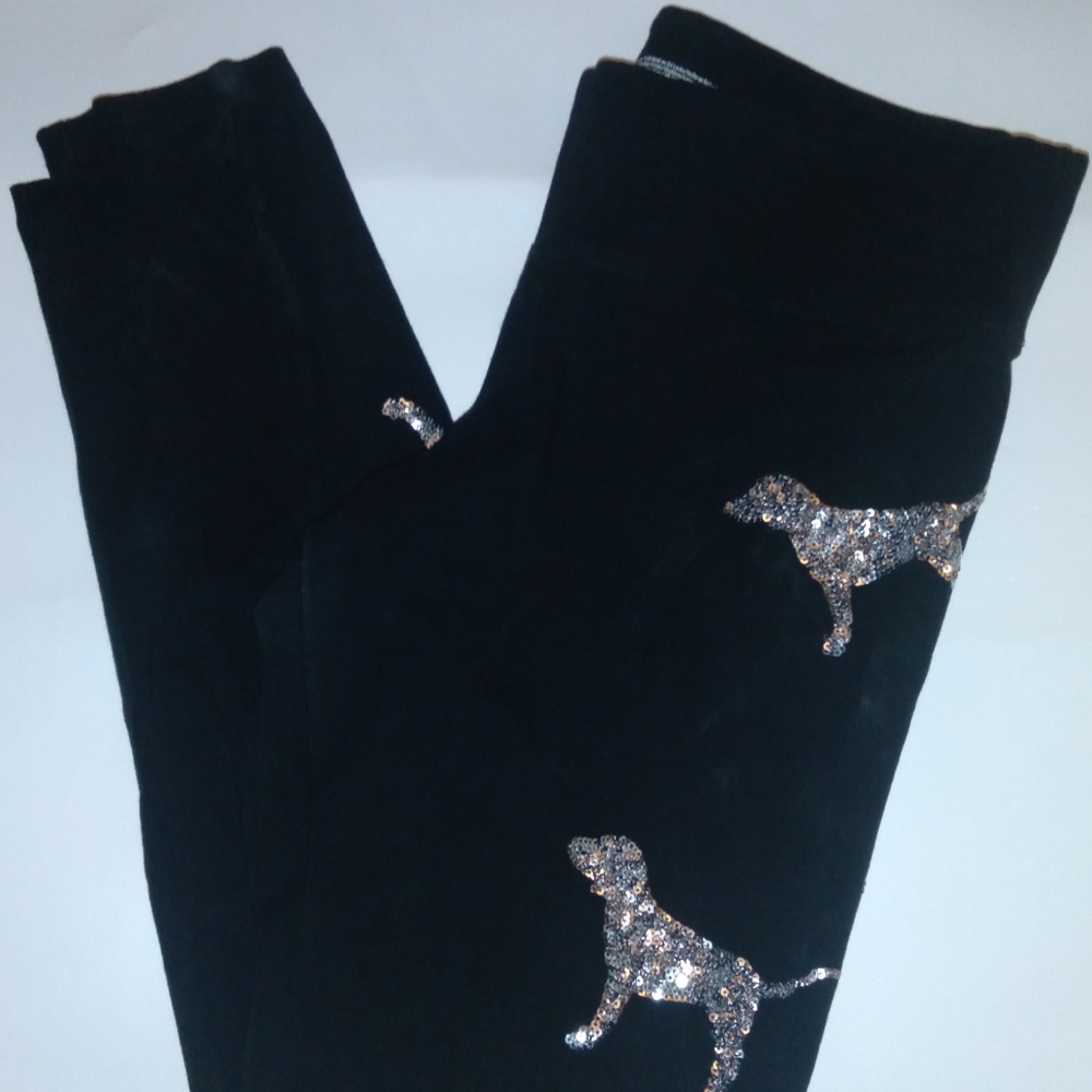 Black Victoria Secret Yoga Pants Size Medium